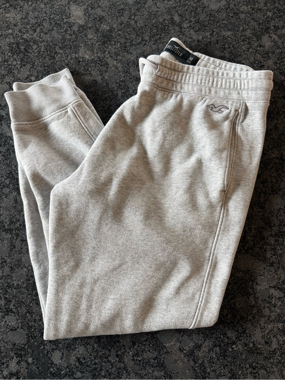 Hollister Light Gray Women's Fleece Joggers